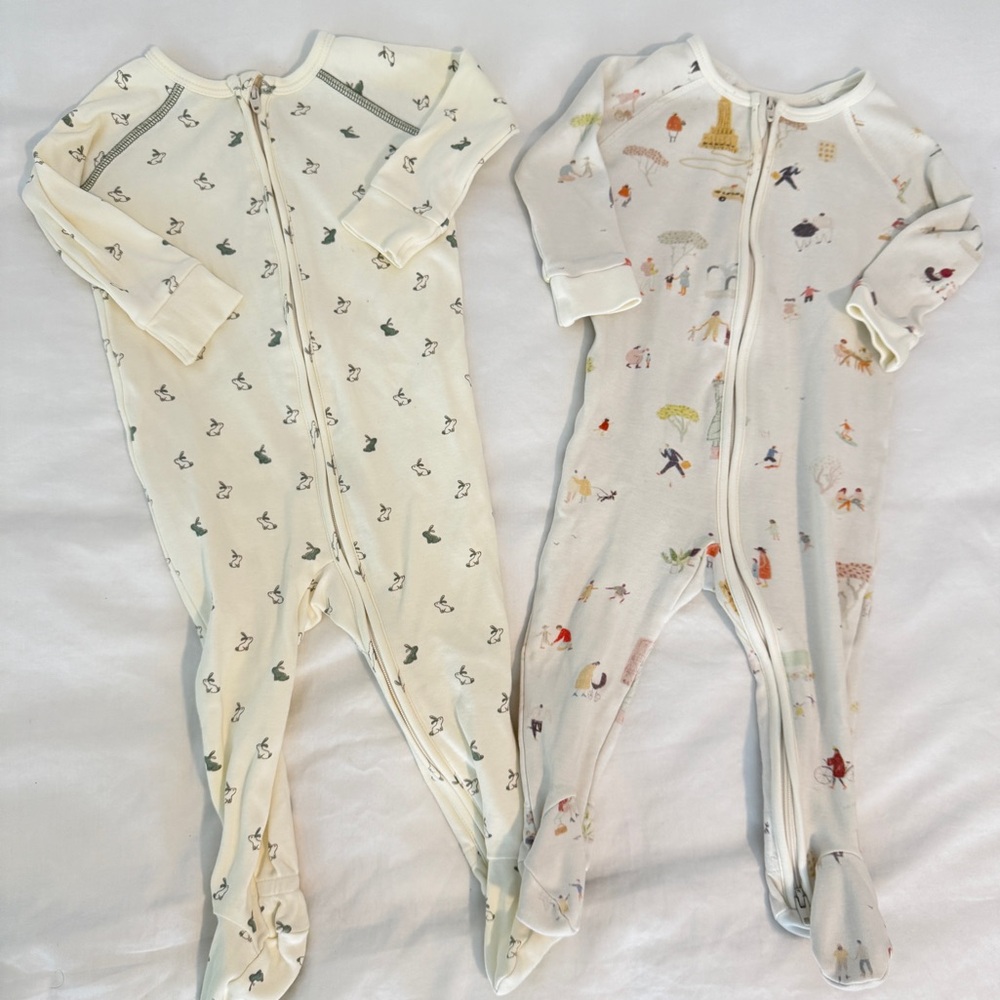 2 Pehr Zipper Footies